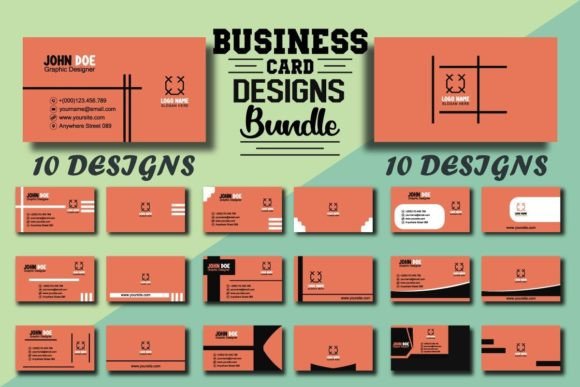 Business Card Designs Bundle: A Modern Solution for Professional Branding