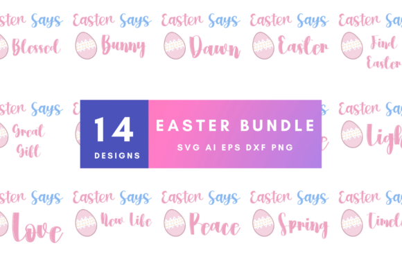 Easter Says SVG Bundle