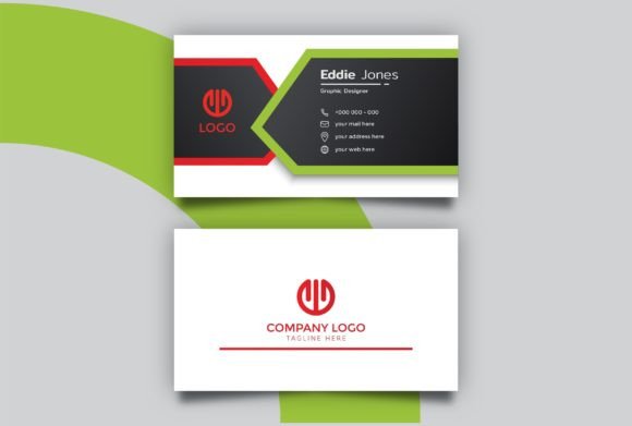 Green and Red Line Business Card: A Versatile Tool for Modern Workflows