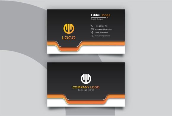 Layered Modern Business Card