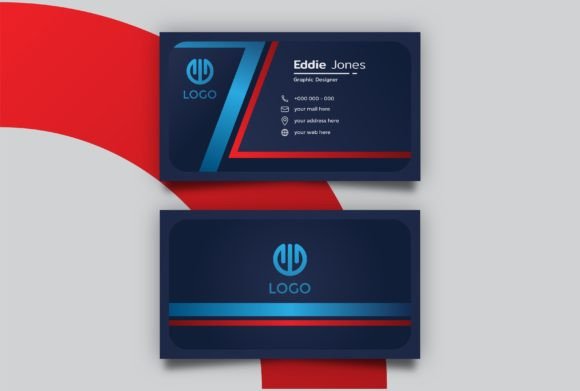 Modern Navy Business Card Template: A Versatile Tool for Professionals