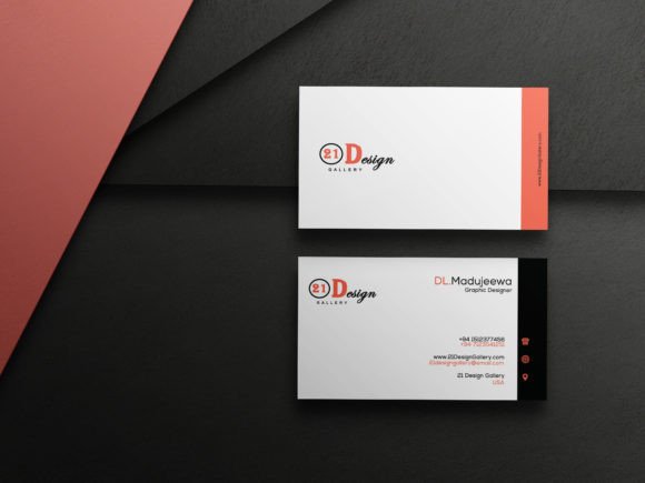 Orange Custom Business Card Template – A Modern Solution for Small Businesses