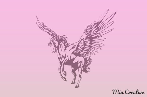 Pegasus Svg Horse Svg for Creative Projects