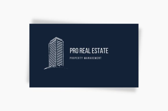 Pro Real Estate Agency Business Card